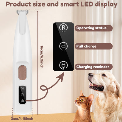 LED Waterproof Dog Paw Trimmer / Nail Trimmers